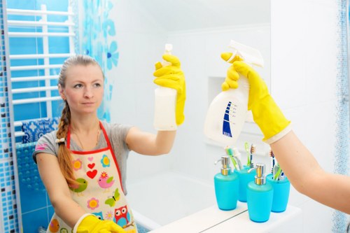Regular cleaning service in a Bermondsey apartment with tidy living spaces