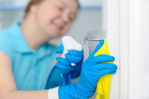 Kitchen cleaning in a Bermondsey home