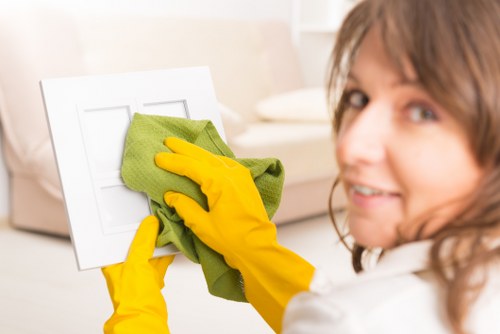 Local cleaners preparing a Bermondsey property for handover